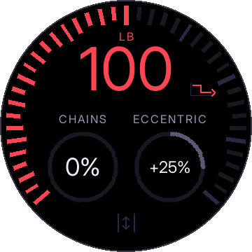 The drop set icon in red