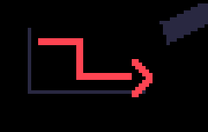 The drop set icon in red
